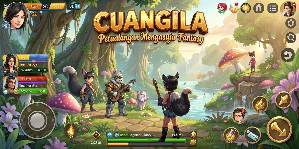 Tangkapan layar dari gameplay seru CUANGILA.