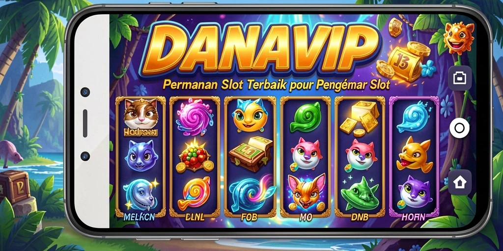Tampilan menarik dari gameplay Slot DANAVIP yang mendebarkan.