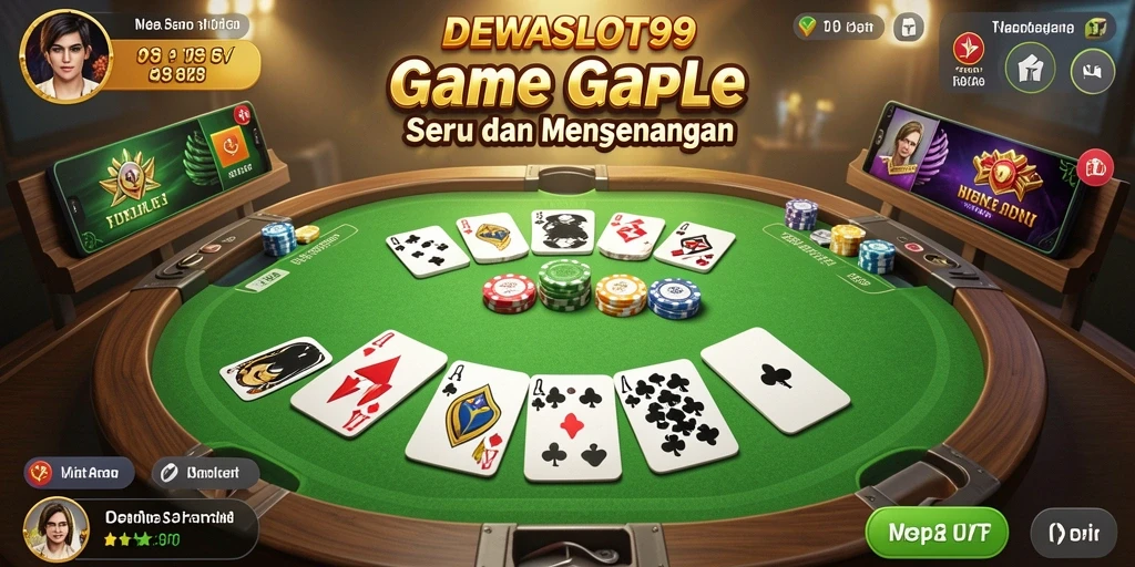 Tampilan gameplay menarik dari DEWASLOT99 yang seru dan kompetitif.
