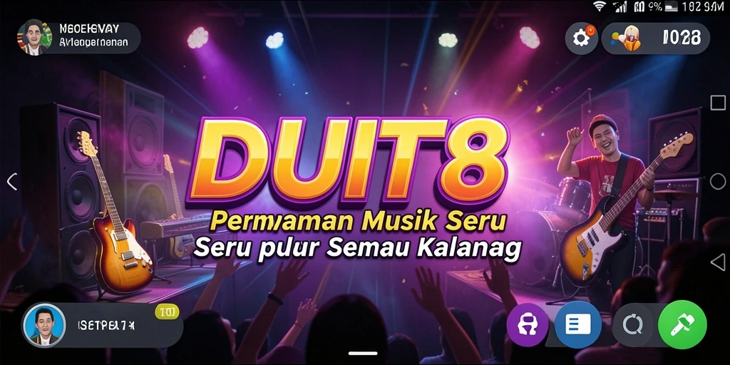 Tampilan gameplay DUIT8 yang penuh warna dan menarik.