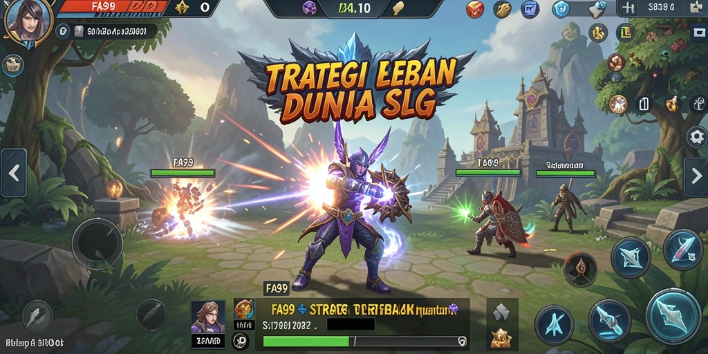 Tampilan gameplay menyenangkan dalam game SLG yang menantang.