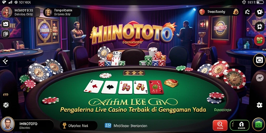 Gameplay menarik di HINOTOTO dengan dealer live.