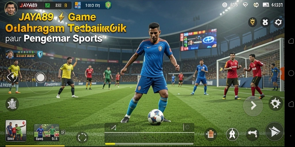 Screenshot utama JAYA89 menunjukkan aksi seru dalam pertandingan olahraga.