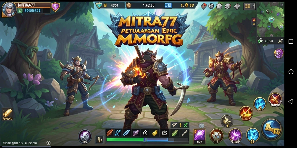 Screenshot gameplay menakjubkan dari MMORPG MITRA77.
