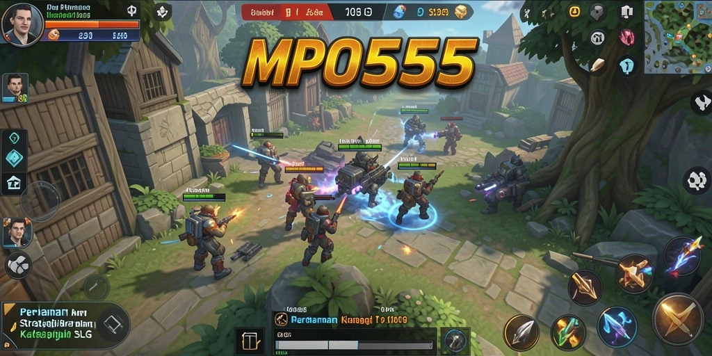 Tampilan gameplay menarik dalam MPO555 dengan elemen strategi yang mendalam.