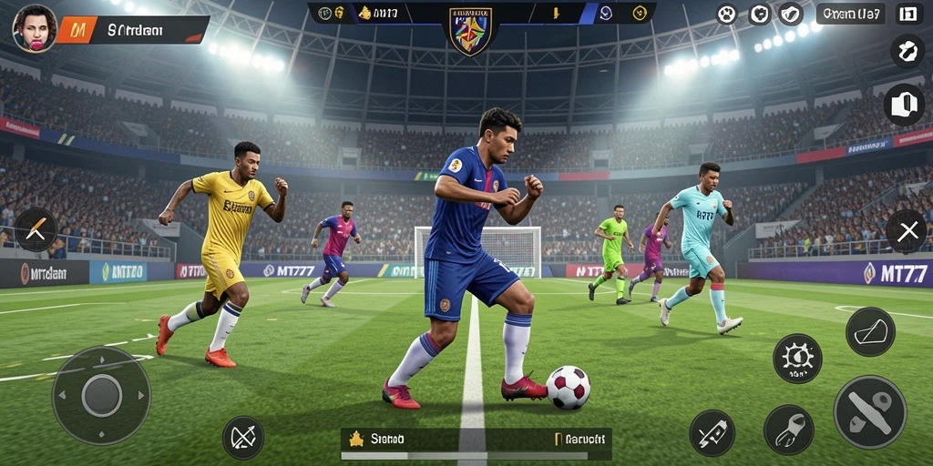 Tampilan gameplay MT777 yang seru dan penuh aksi olahraga.