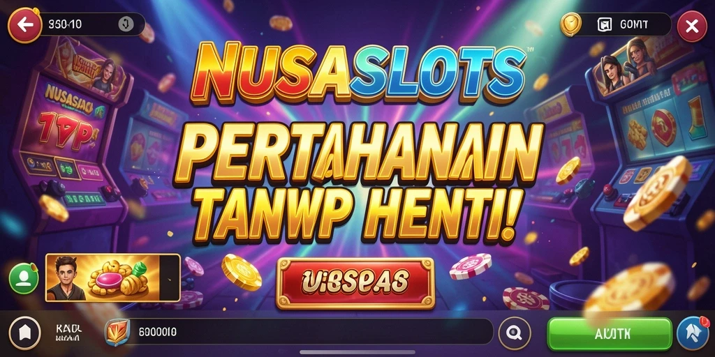 Tangkapan layar <strong>NUSASLOTS</strong> menunjukkan aksi seru dalam pertahanan tower.