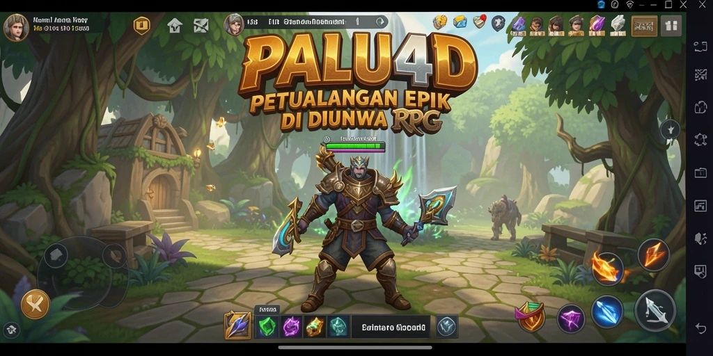 Tampilan gameplay yang menarik dalam dunia RPG PALU4D.