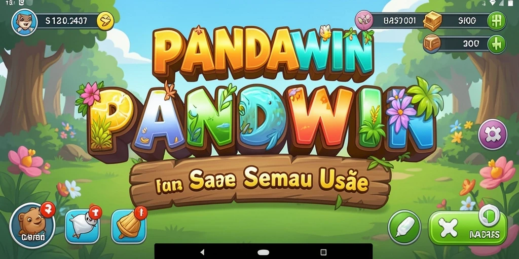 Tampilan gameplay yang menarik dalam game Idle PANDAWIN.