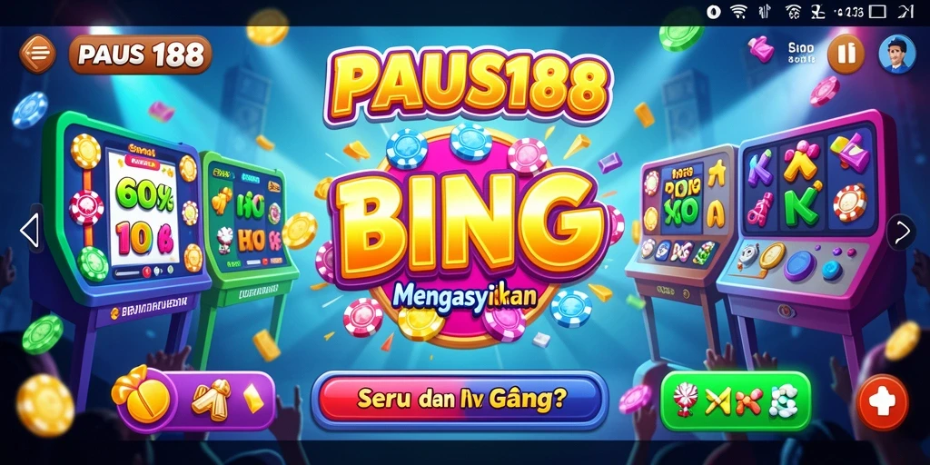 Tampilan gameplay seru PAUS188 yang penuh warna dan interaktif.