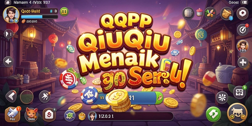 Tampilan gameplay QiuQiu yang seru dan menarik di QQRP.