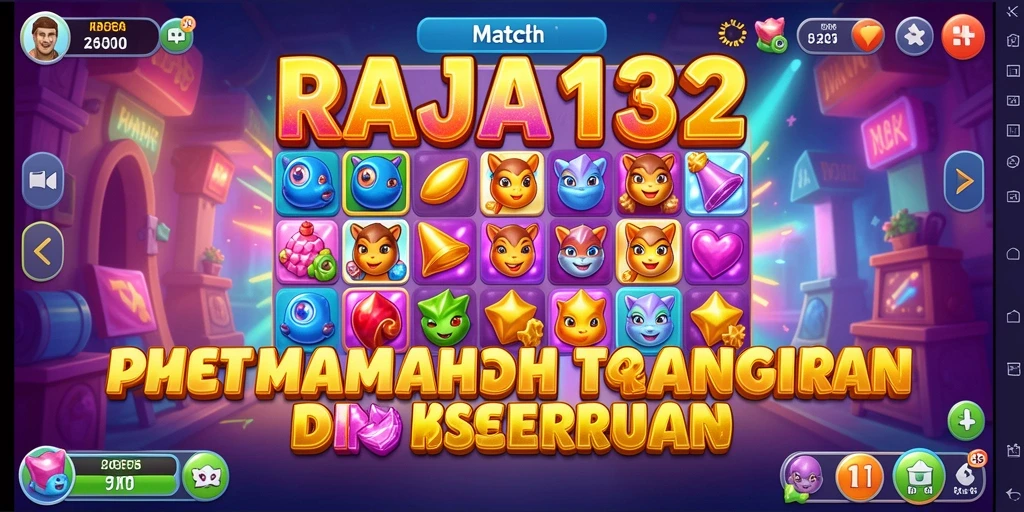 Tampilan utama dari gameplay RAJA132 yang mendebarkan.