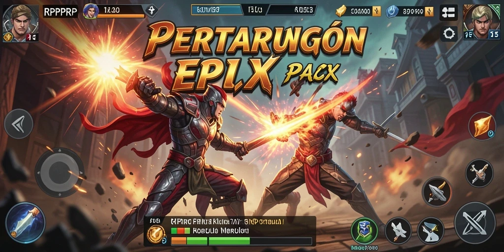 Tangkapan layar RPRPRP menunjukkan aksi pertarungan yang mendebarkan.
