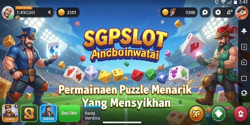 Tangkapan layar SGPSLOT menampilkan gameplay puzzle yang seru dan menantang.