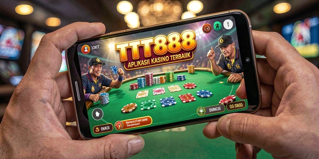 Tampilan gameplay kasino yang mendebarkan di TTT888.